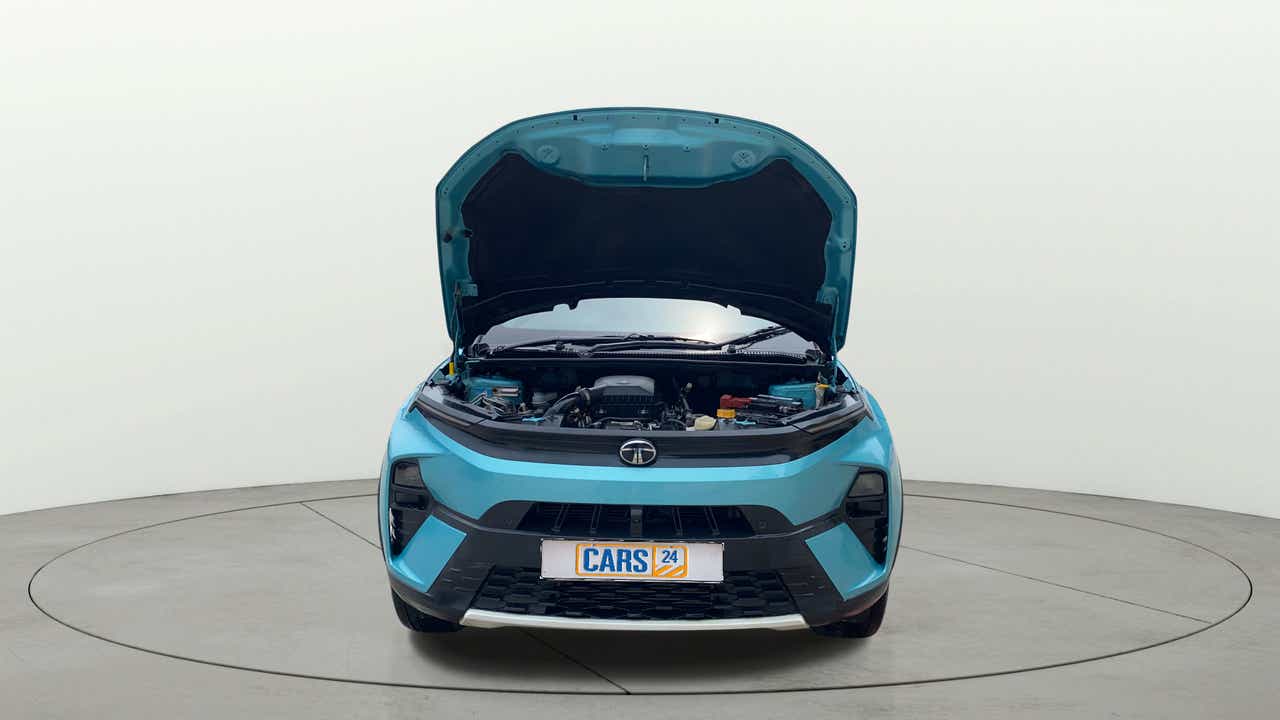 Engine bay view of a Tata Nexon