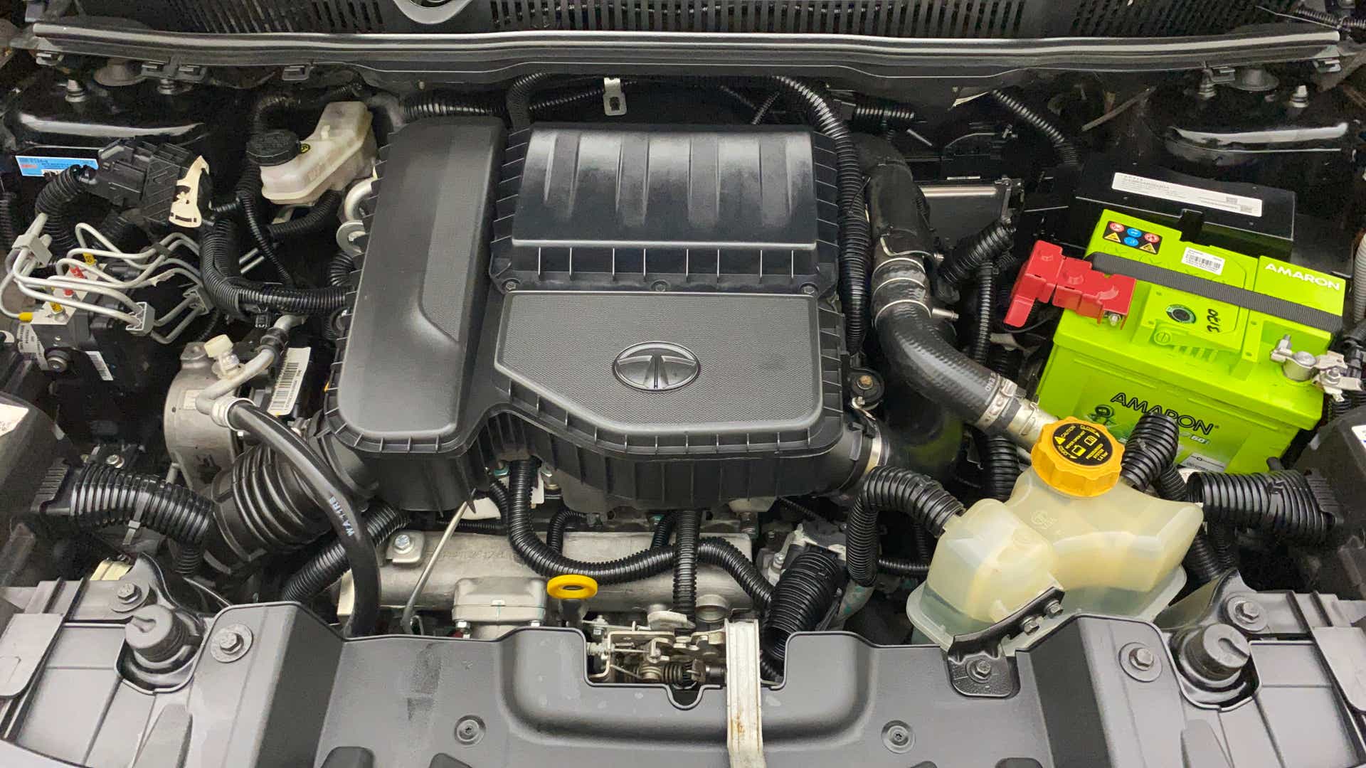 Engine bay of a Tata Nexon 2017-2023