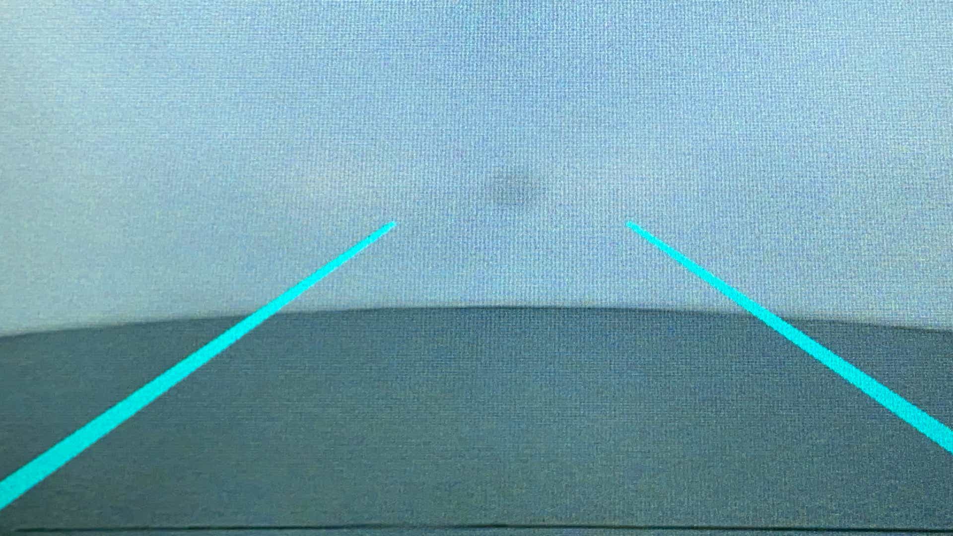 Reverse camera display of a Tata Nexon 2017-2023