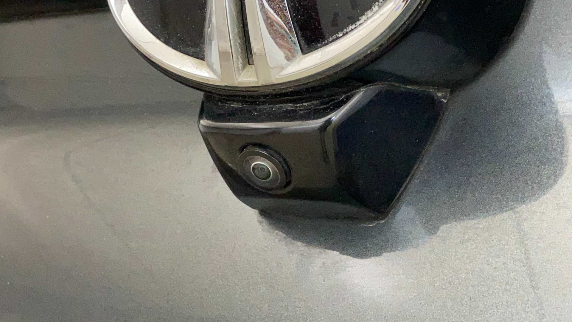 Front camera close-up of a Tata Nexon 2017-2023