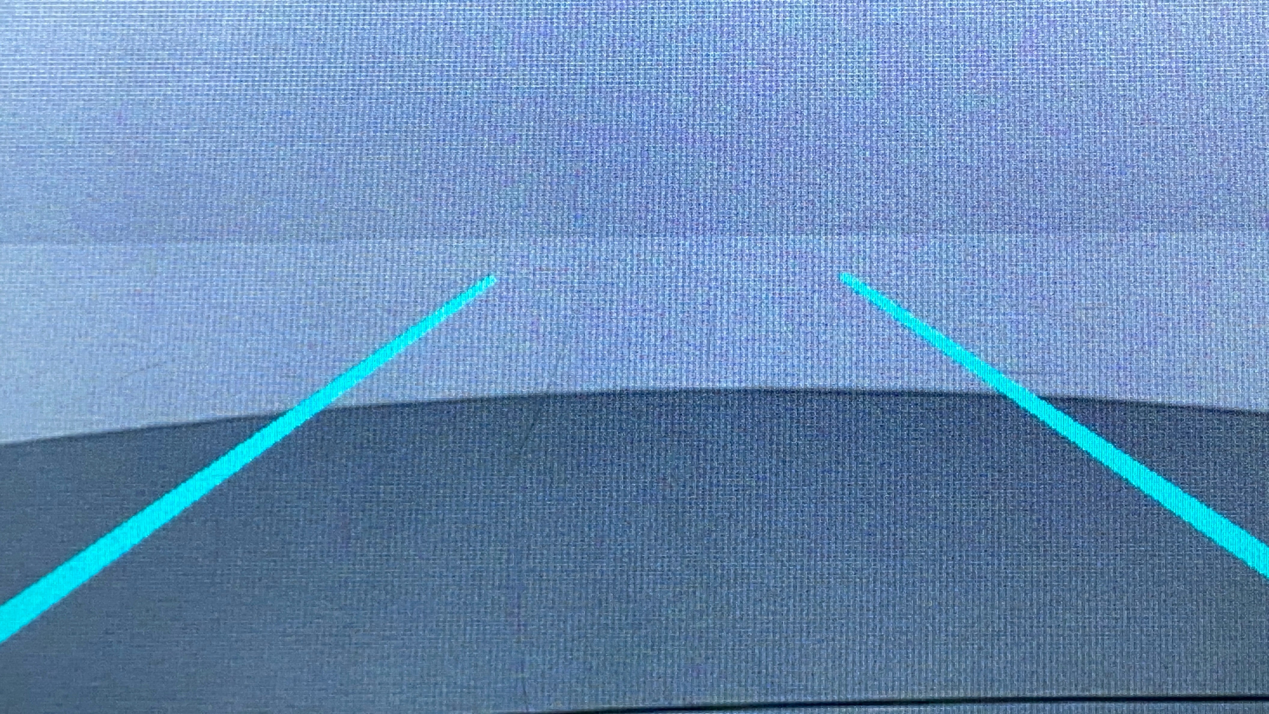 Reverse camera display of a Tata Nexon 2017-2023