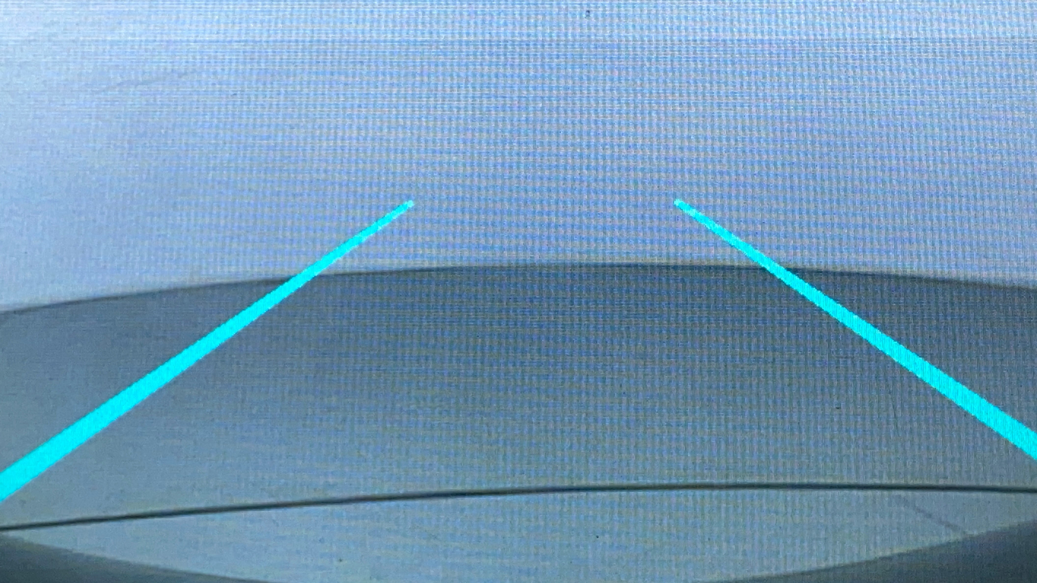 Rear camera display of a Tata Nexon 2017-2023