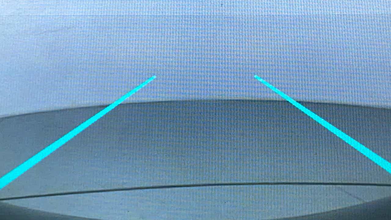 Rear camera display of a Tata Nexon 2017-2023