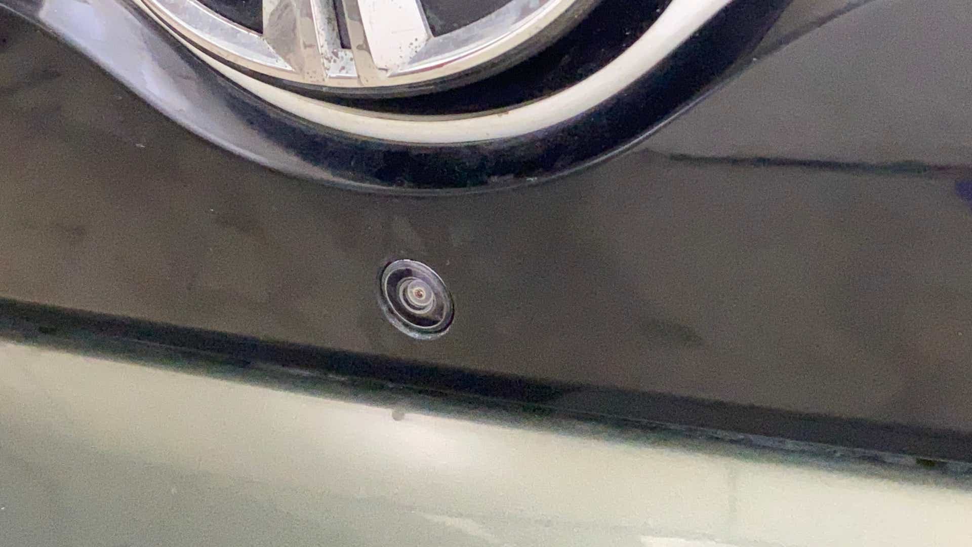 Front camera close-up of a Tata Nexon 2017-2023