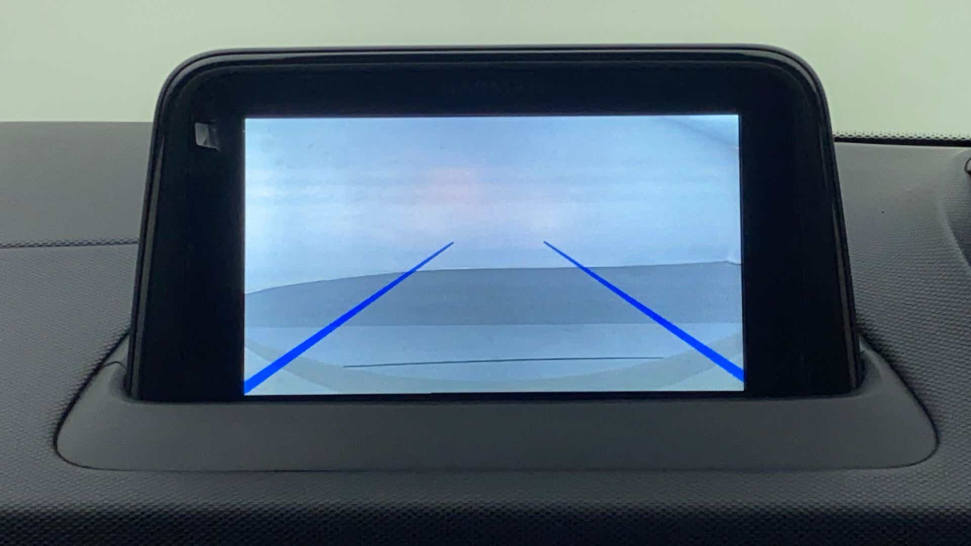 Reverse camera display of a Tata Nexon 2017-2023