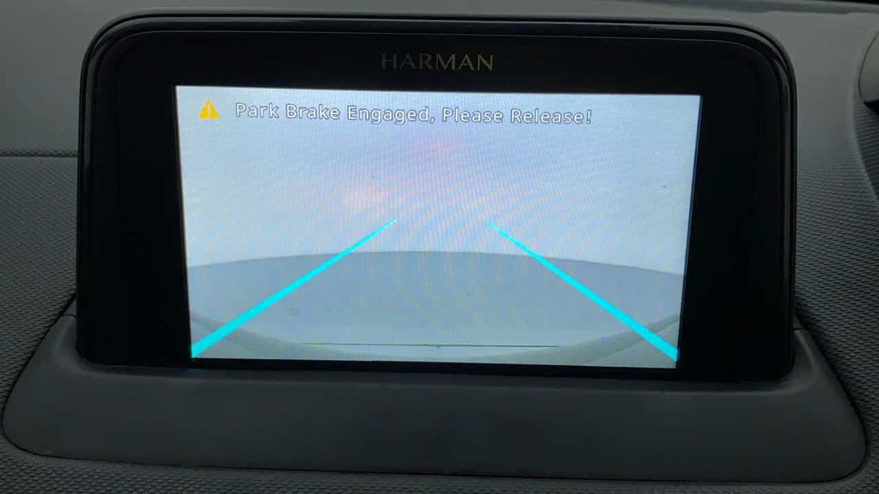 Rear camera display of a Tata Nexon 2017-2023