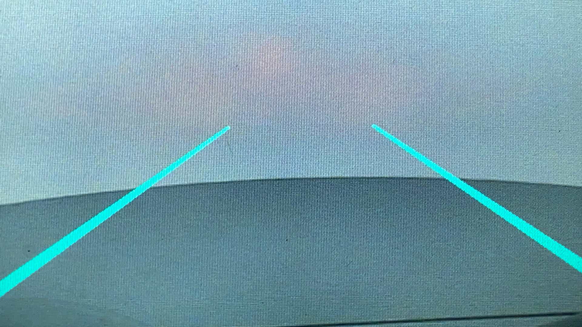 Rear camera display view of a Tata Nexon 2017-2023