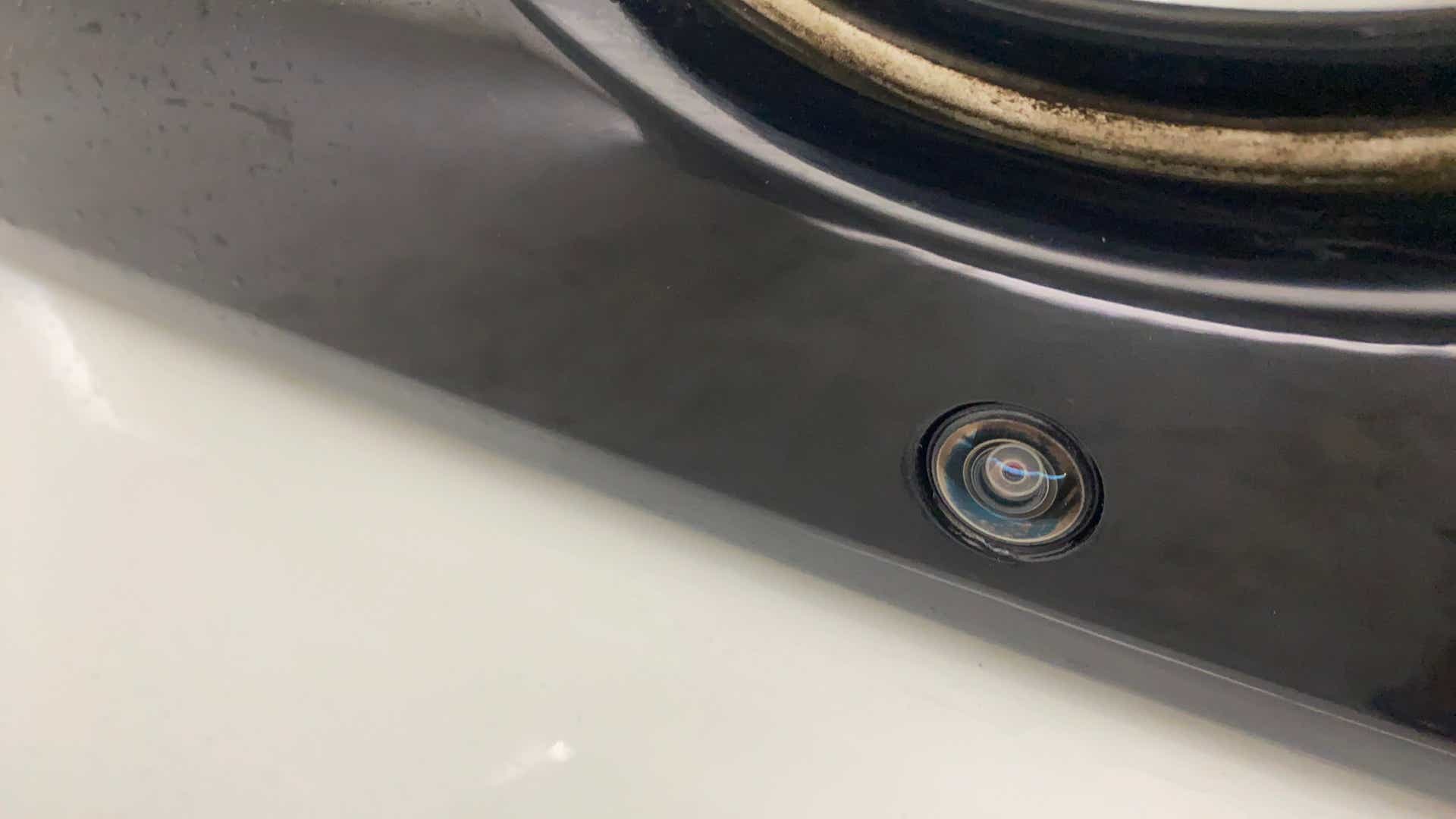 Close-up of a Tata Nexon 2017-2023 rear camera
