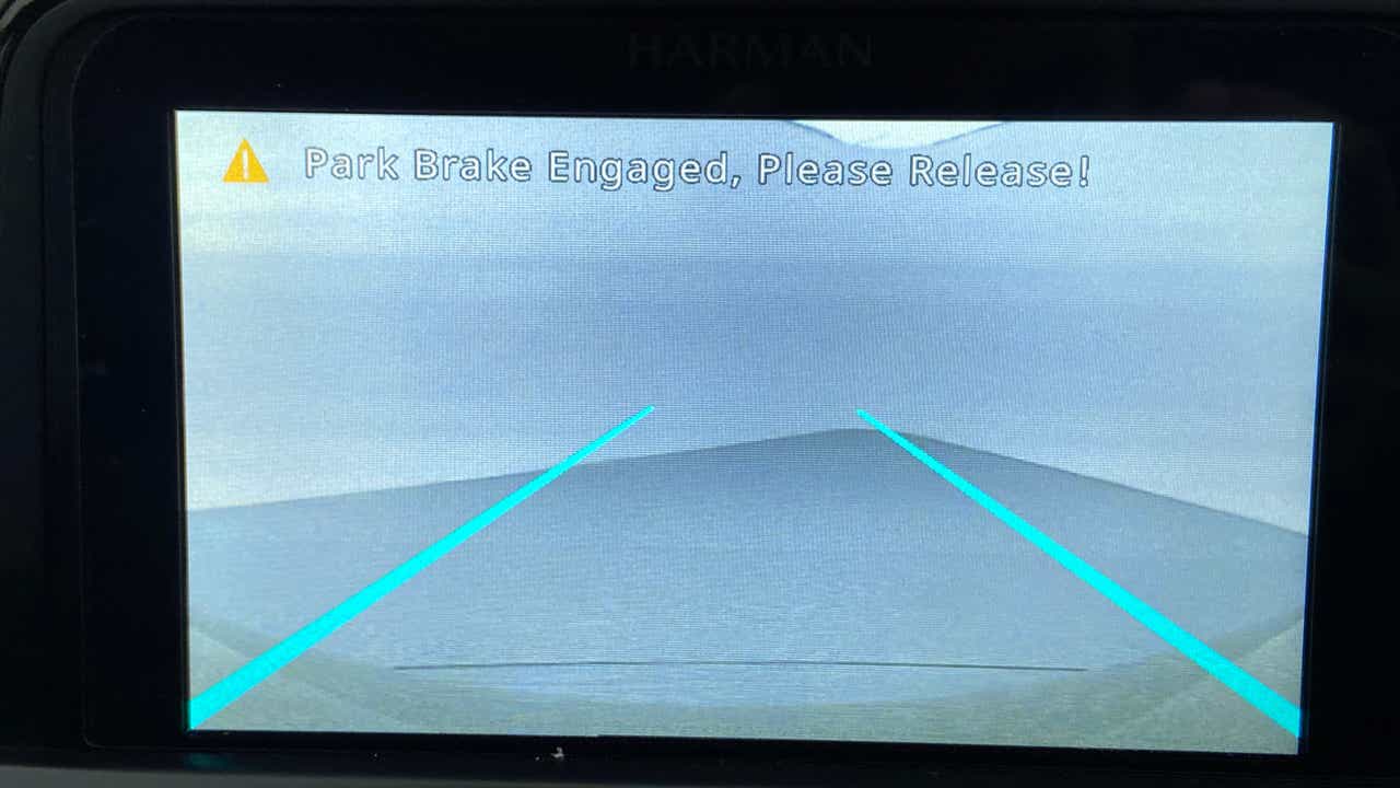 Rear camera view of a Tata Nexon 2017-2023