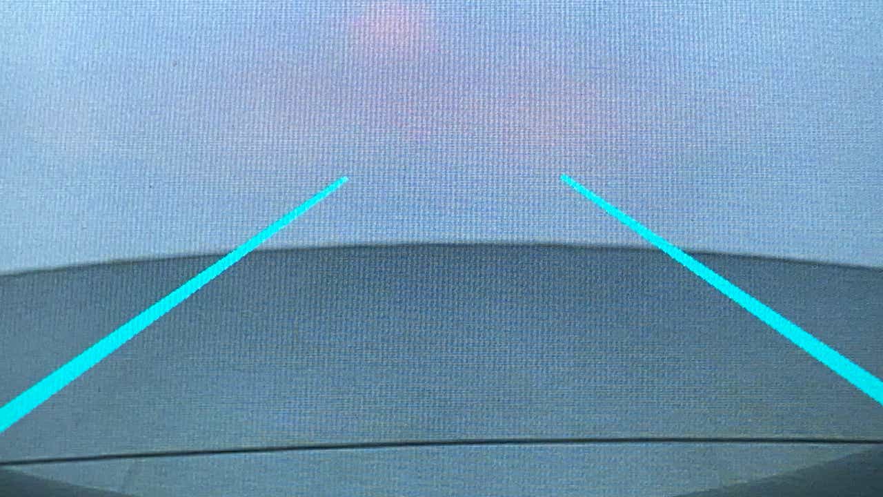 Rear camera view of a Tata Nexon 2017-2023