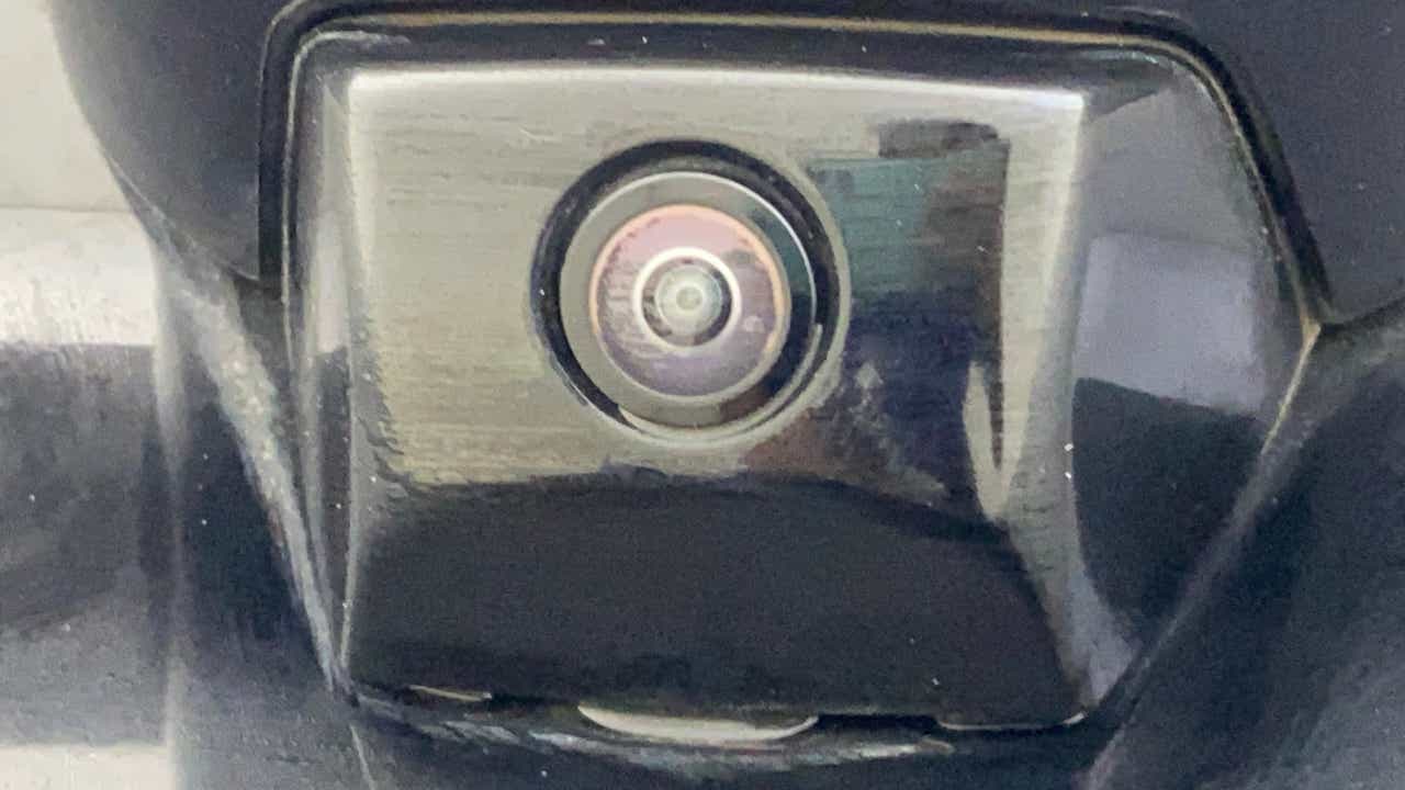 Close-up of a rear camera on a Tata Nexon