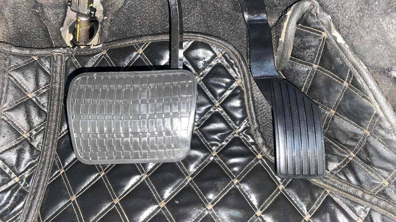 Footwell view of a Tata Nexon 2017-2023