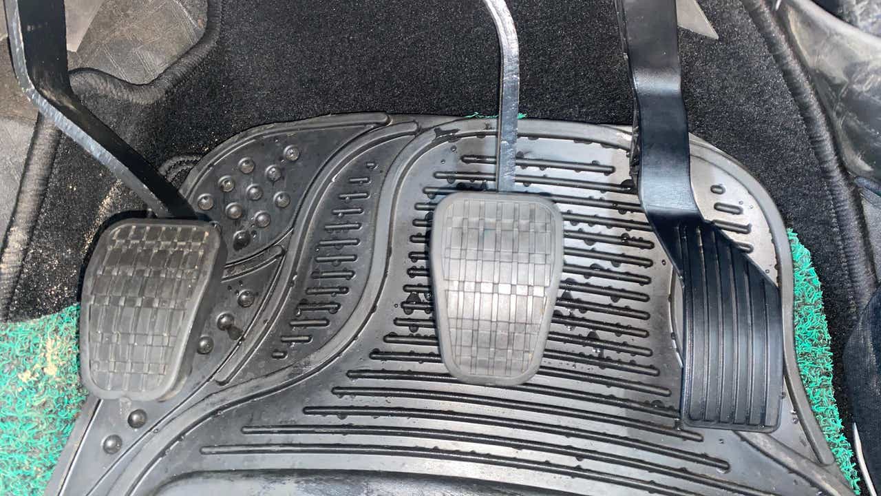 Pedal area of a Tata Nexon 2017-2023