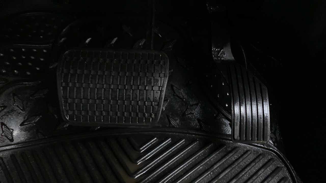 Footwell area showing the pedals of a Tata Nexon 2017-2023