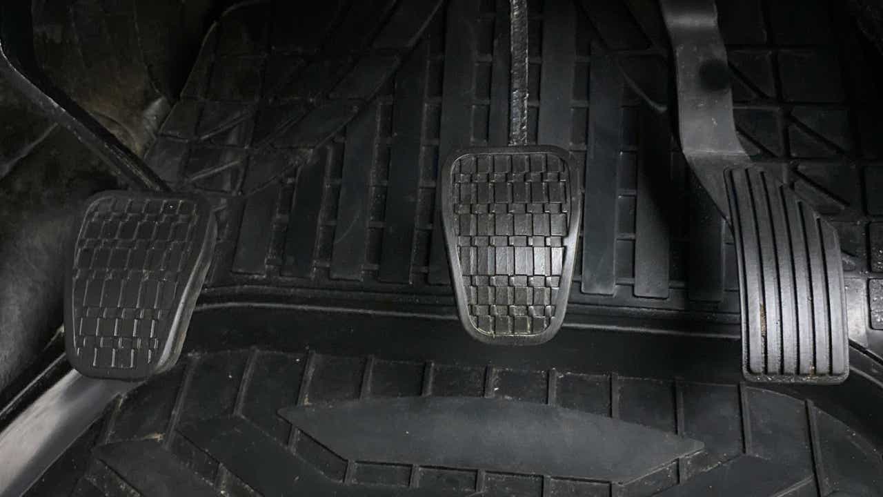 Foot pedals close-up of a Tata Nexon 2017-2023