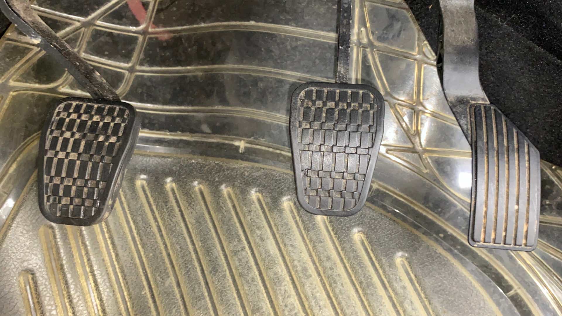 Footwell view of a Tata Nexon 2017-2023