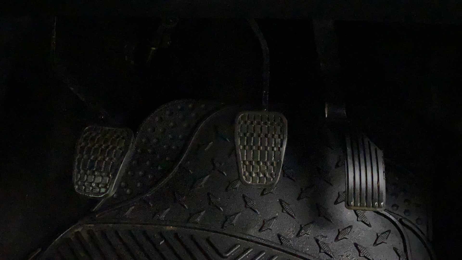 Pedals area of a Tata Nexon 2017-2023