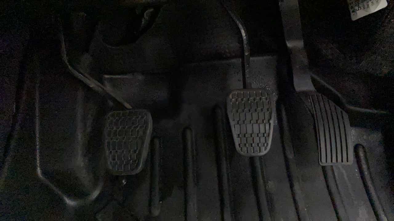 Foot pedal area of a Tata Nexon 2017-2023