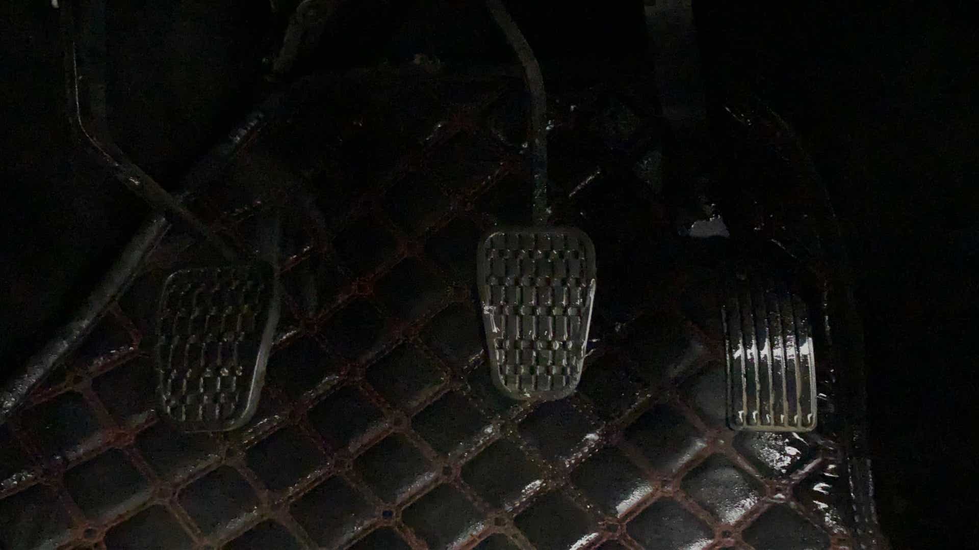 Pedal area of a Tata Nexon 2017-2023