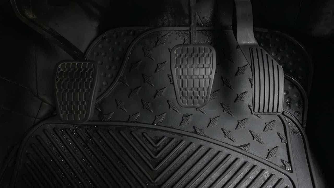 Foot pedals view of a Tata Nexon 2017-2023