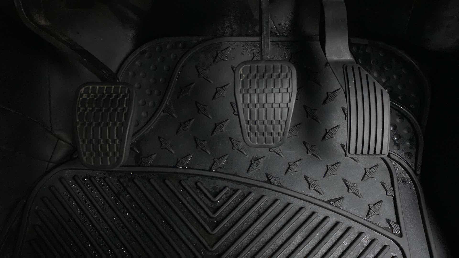 Foot pedals view of a Tata Nexon 2017-2023