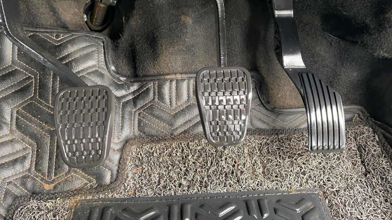Pedals close-up of a Tata Nexon