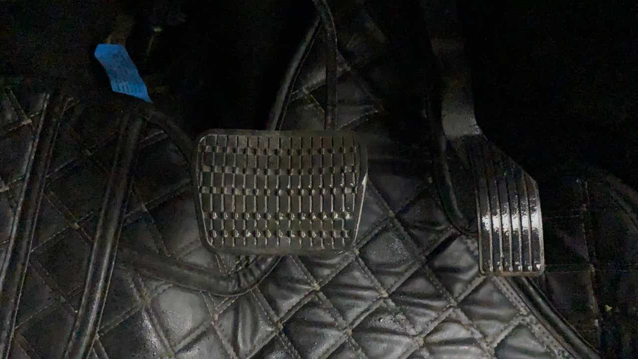 Foot pedals of a Tata Nexon 2017-2023