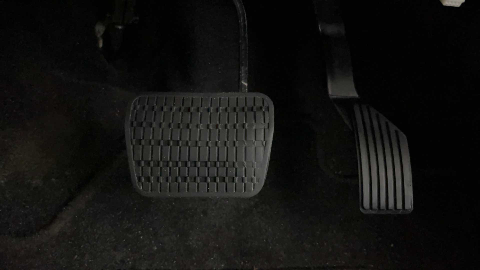 Foot pedals of a Tata Nexon 2017-2023