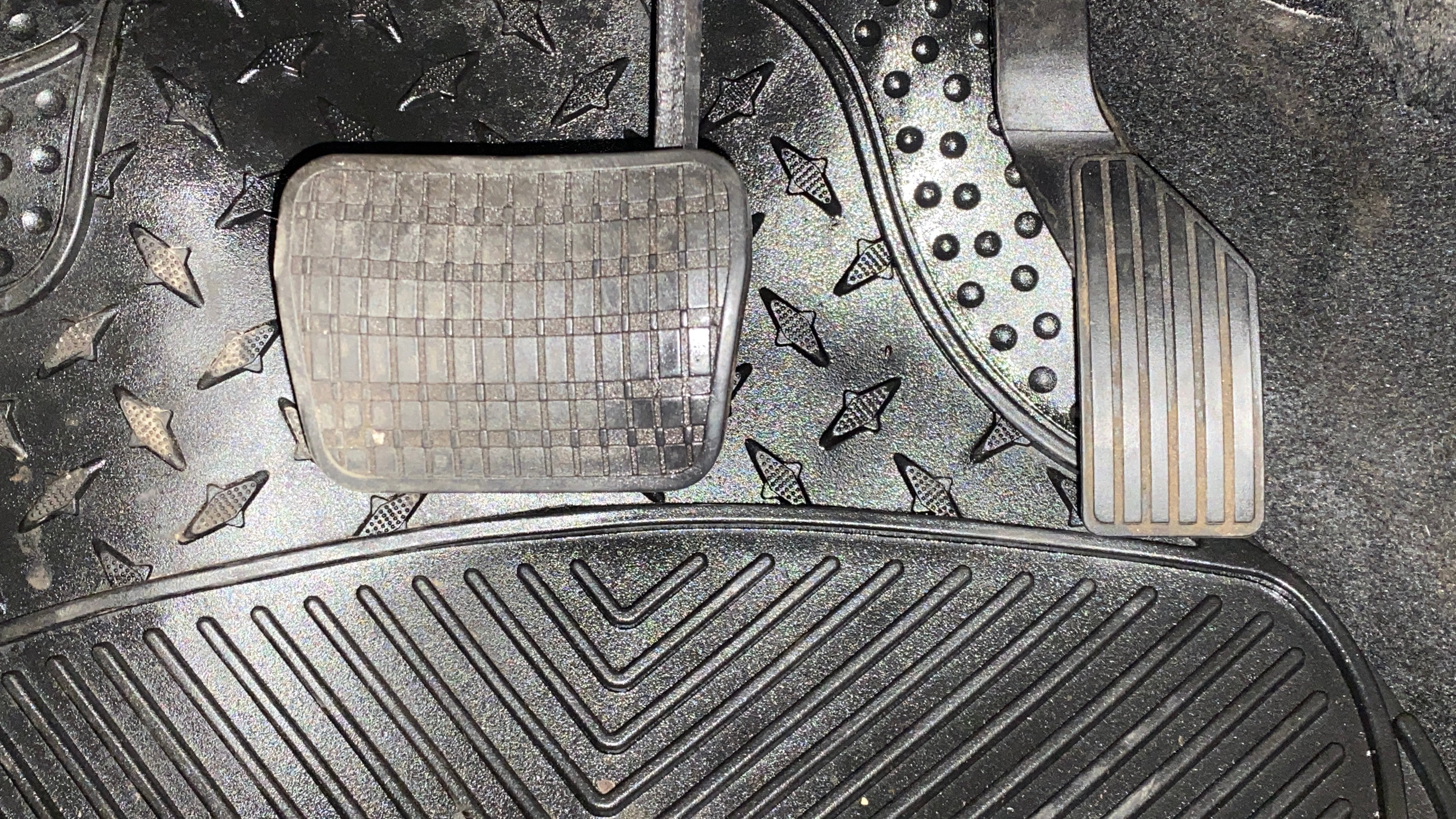 Brake and accelerator pedals of a Tata Nexon 2017-2023