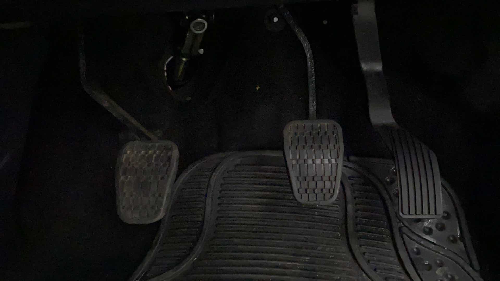 Footwell and pedals of a Tata Nexon 2017-2023