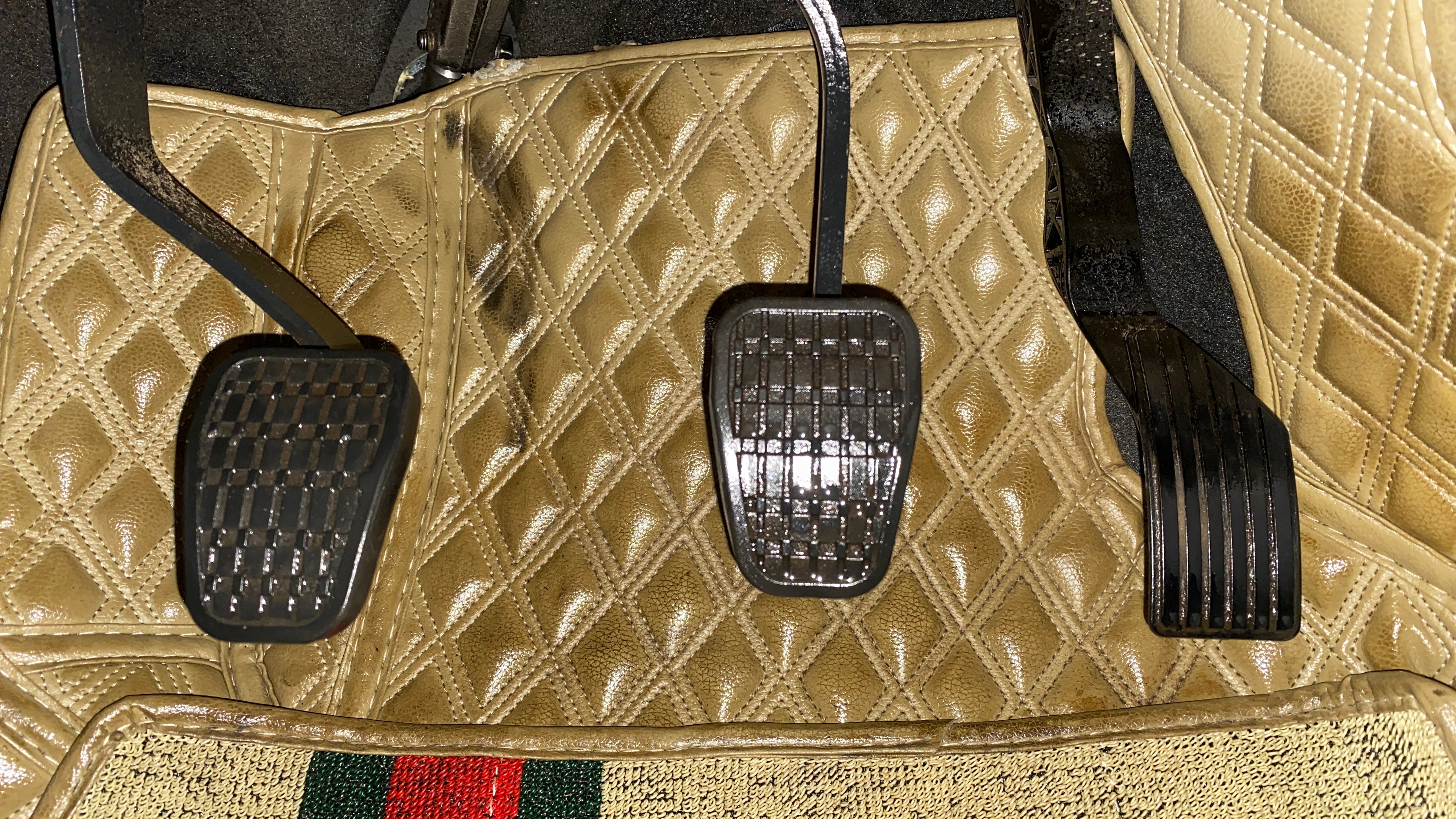 Footwell view of a Tata Nexon 2017-2023