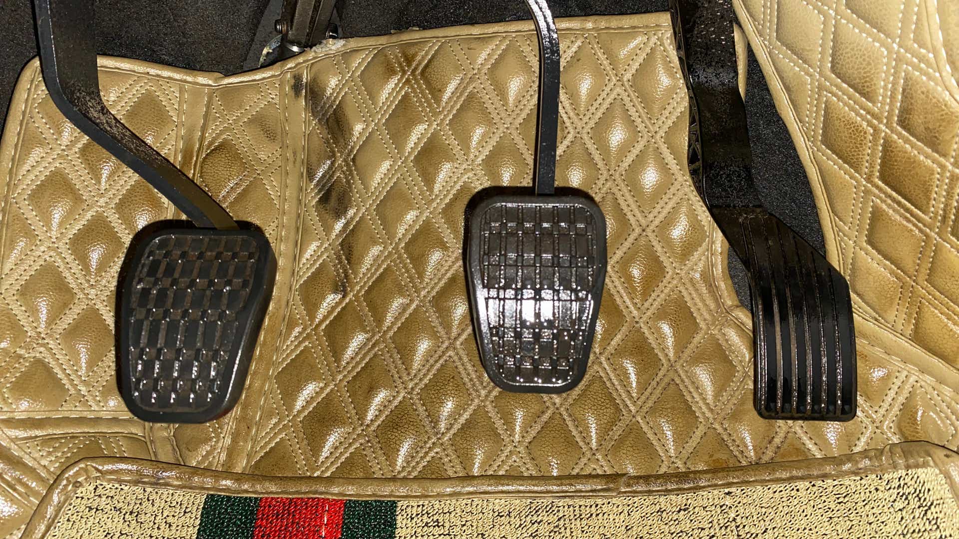 Footwell view of a Tata Nexon 2017-2023