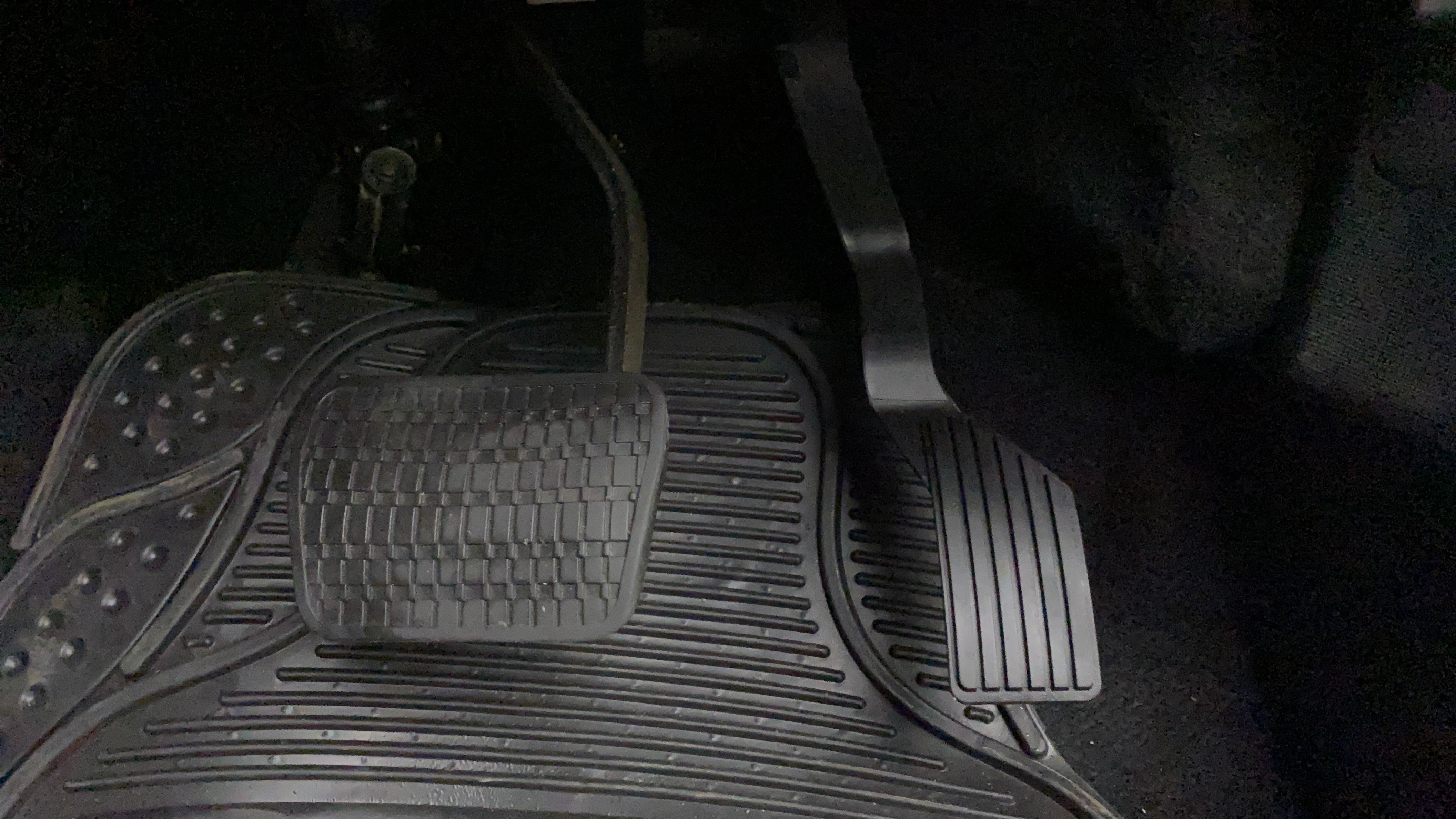 Footwell view of a Tata Nexon 2017-2023