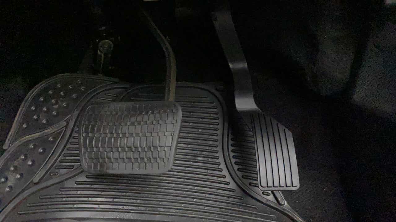 Footwell view of a Tata Nexon 2017-2023