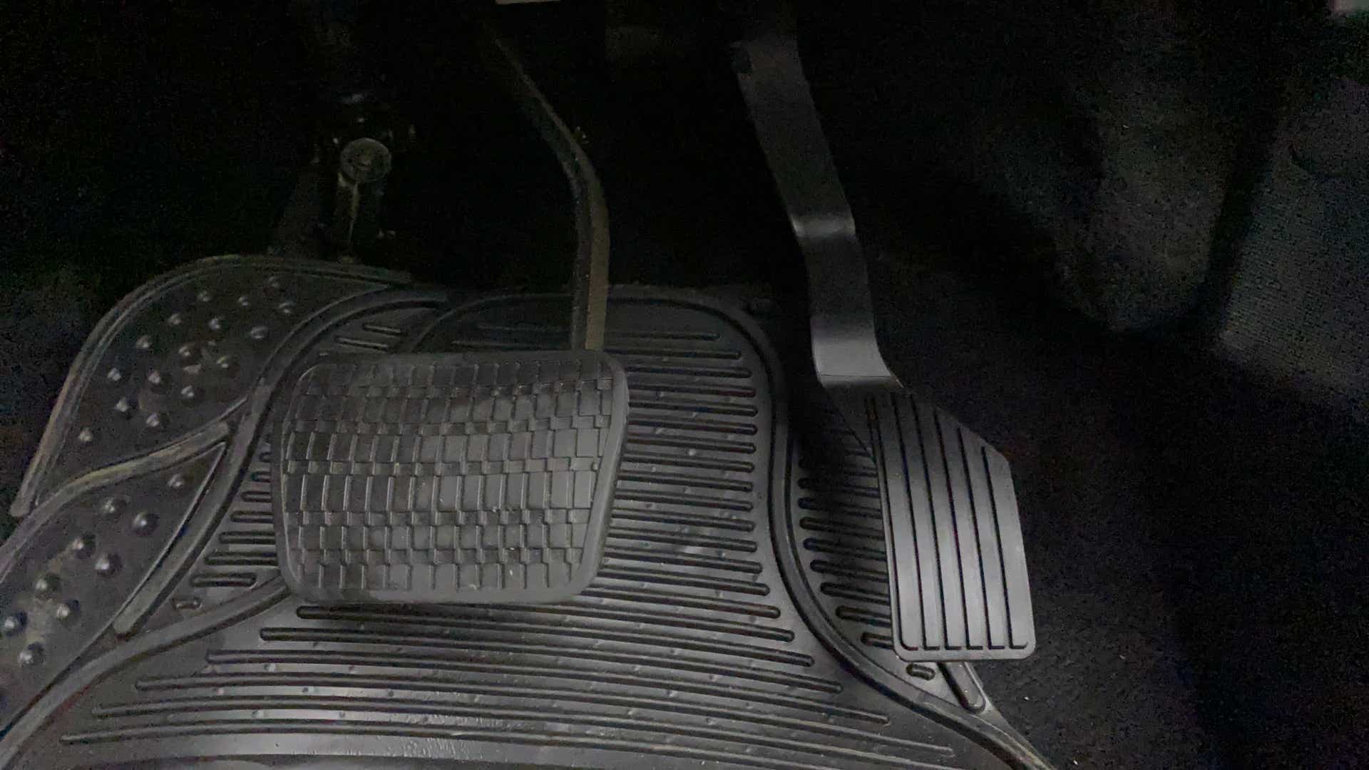 Footwell view of a Tata Nexon 2017-2023