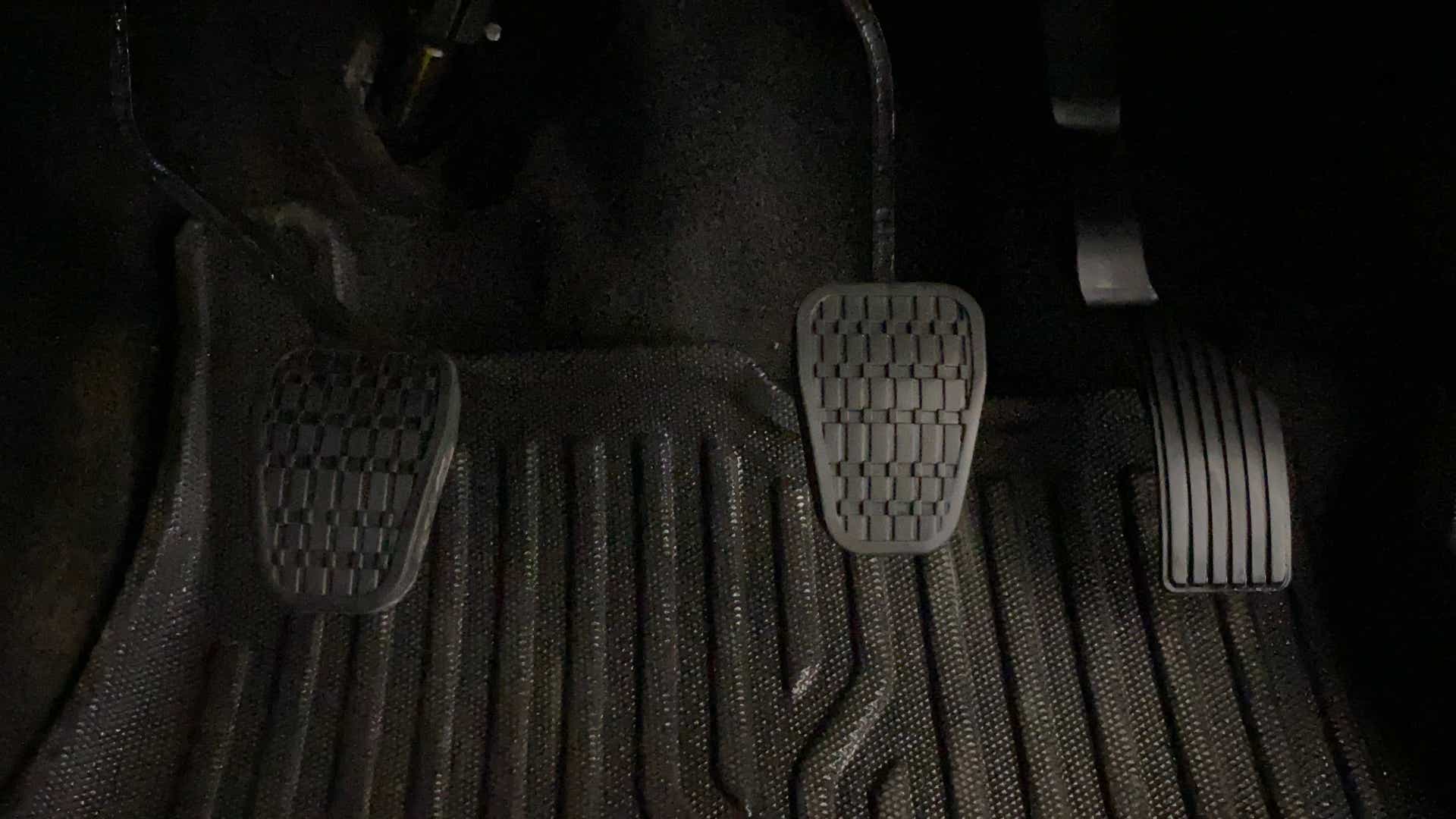 Foot pedal area of a Tata Nexon 2017-2023