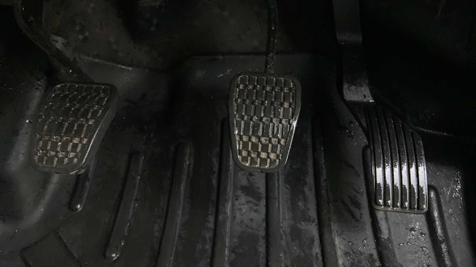Foot pedal area of a Tata Nexon 2017-2023