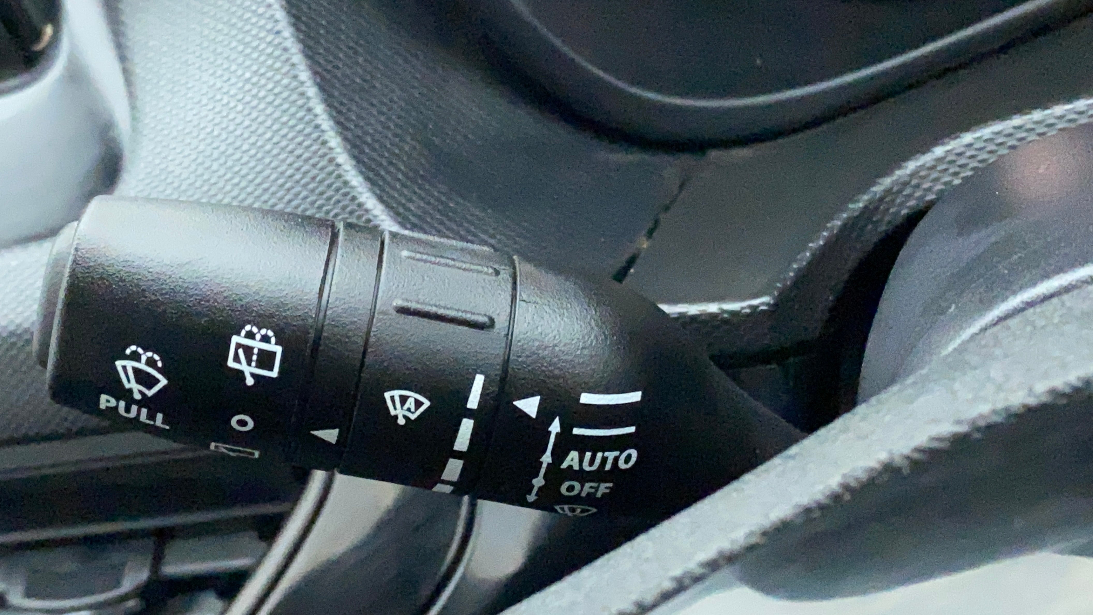 Wiper control stalk of a Tata Nexon 2017-2023