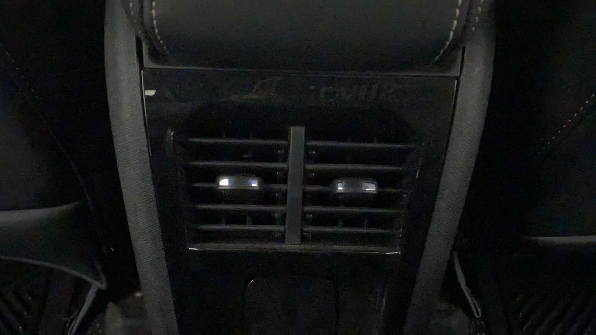Rear ac vent area of a Tata Nexon 2017-2023