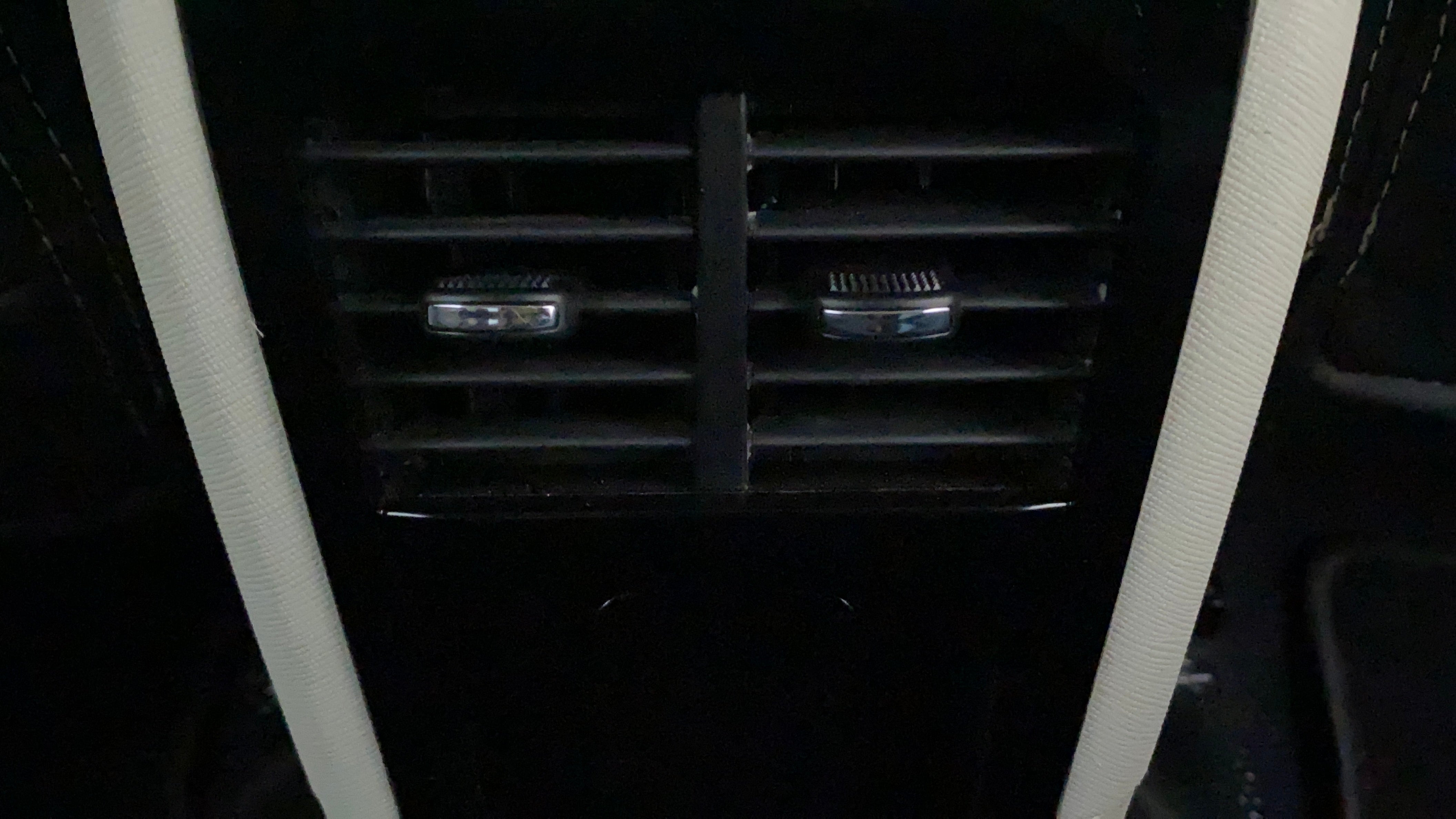 Close-up of rear ac vents of a Tata Nexon 2017-2023