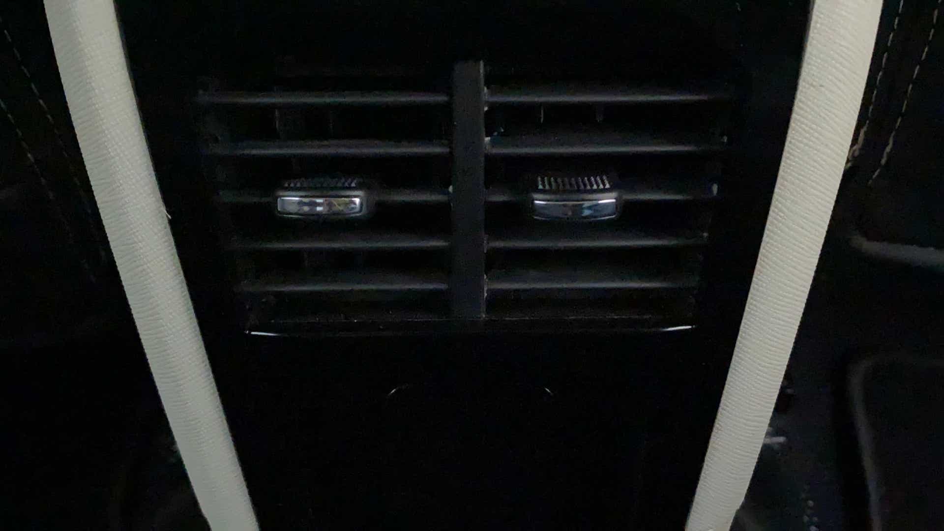 Close-up of rear ac vents of a Tata Nexon 2017-2023