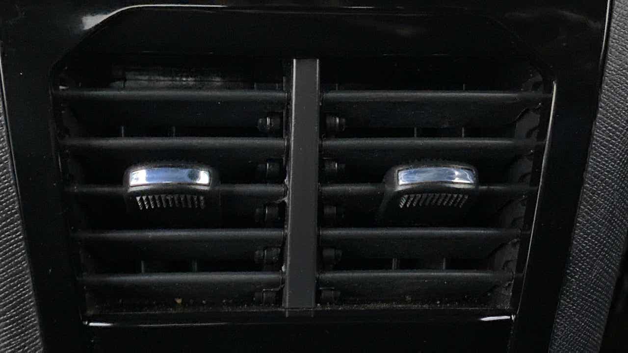 Close-up of the air conditioning vent of a Tata Nexon 2017-2023