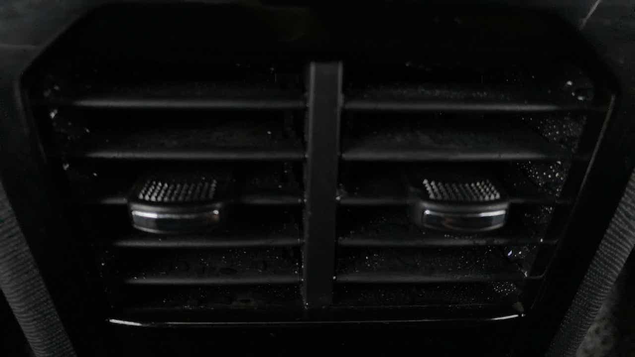 Close-up of air conditioning vent of a Tata Nexon 2017-2023
