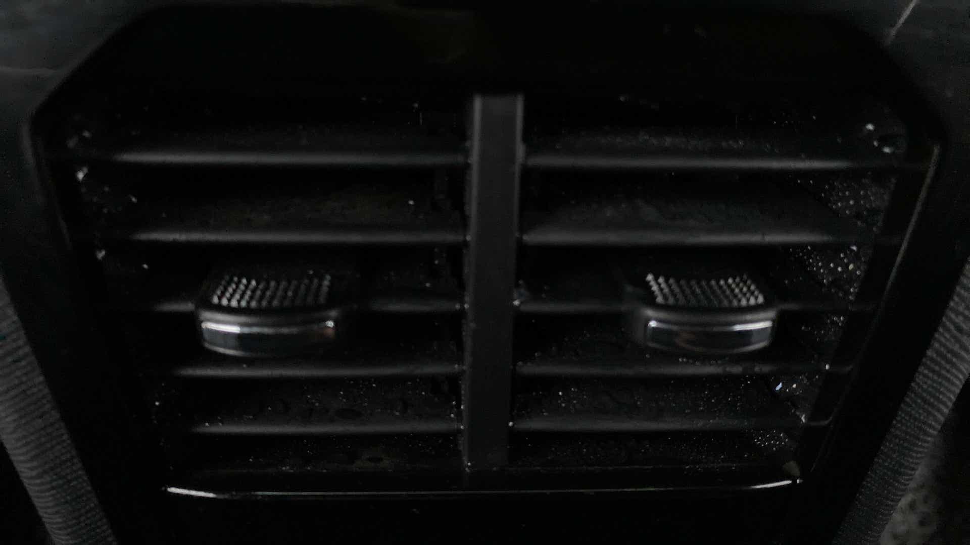 Close-up of air conditioning vent of a Tata Nexon 2017-2023