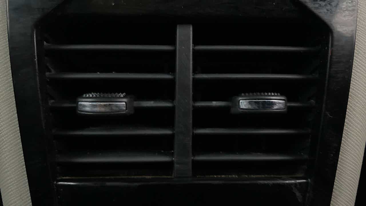 Close-up of the air conditioning vent of a Tata Nexon 2017-2023