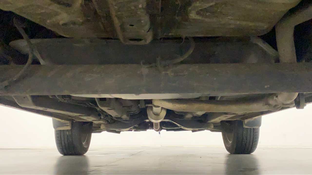 Undercarriage view of a Tata Nexon 2017-2023