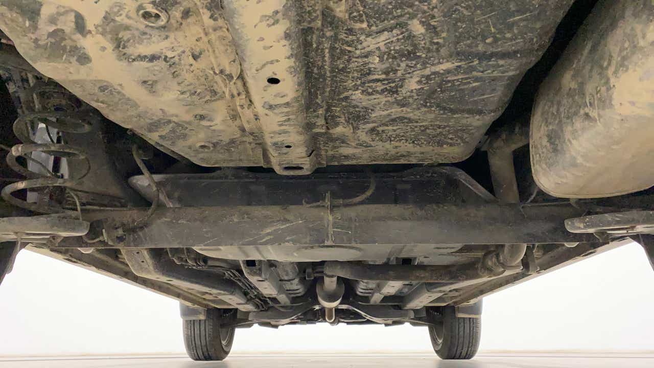 Undercarriage view of a Tata Nexon 2017-2023