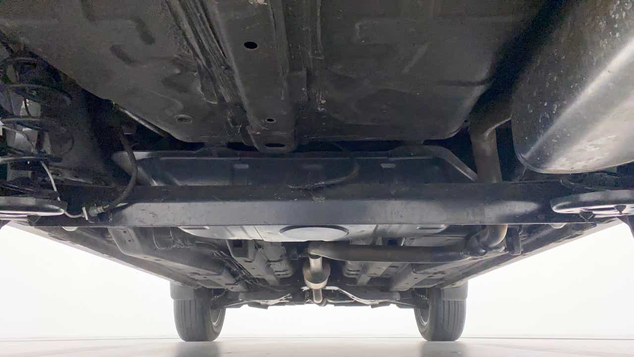 Undercarriage view of a Tata Nexon 2017-2023