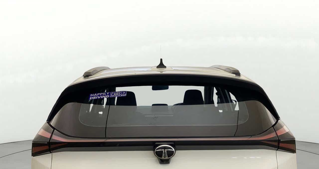 Rear view of a Tata Nexon