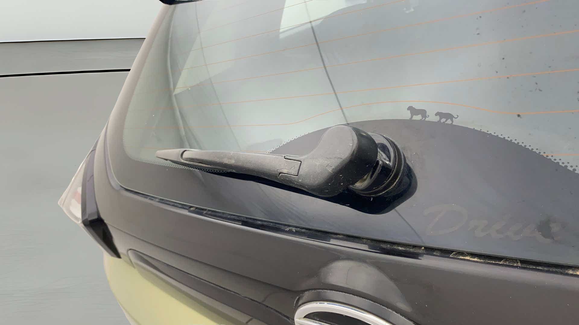 Rear windshield wiper view of a Tata Nexon 2017-2023